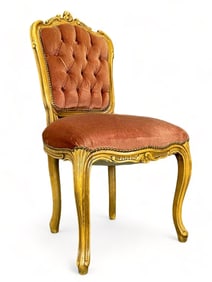 Tufted Pink Accent Chair