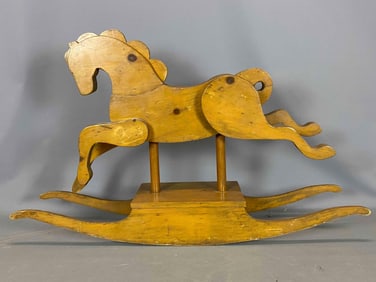 Older Wooden Rocking Horse