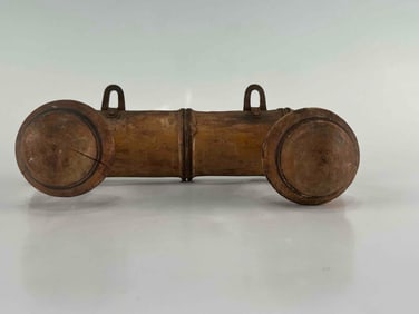 Primitive Wood Wall Mounted Coat Rack