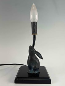Metal Rabbit Desk Lamp
