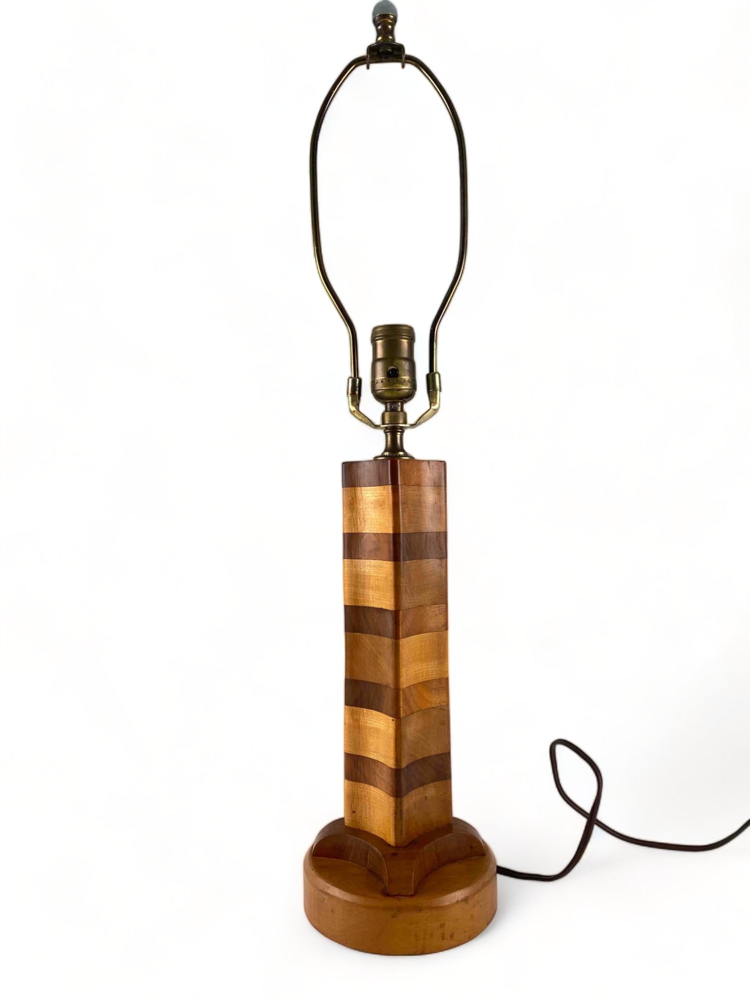 Mid Century Wood Table Lamp (1 of 12)