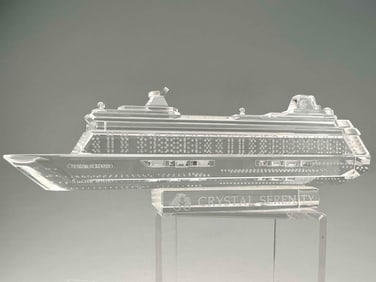 Crystal Serenity Crystal Cruise Ship Model