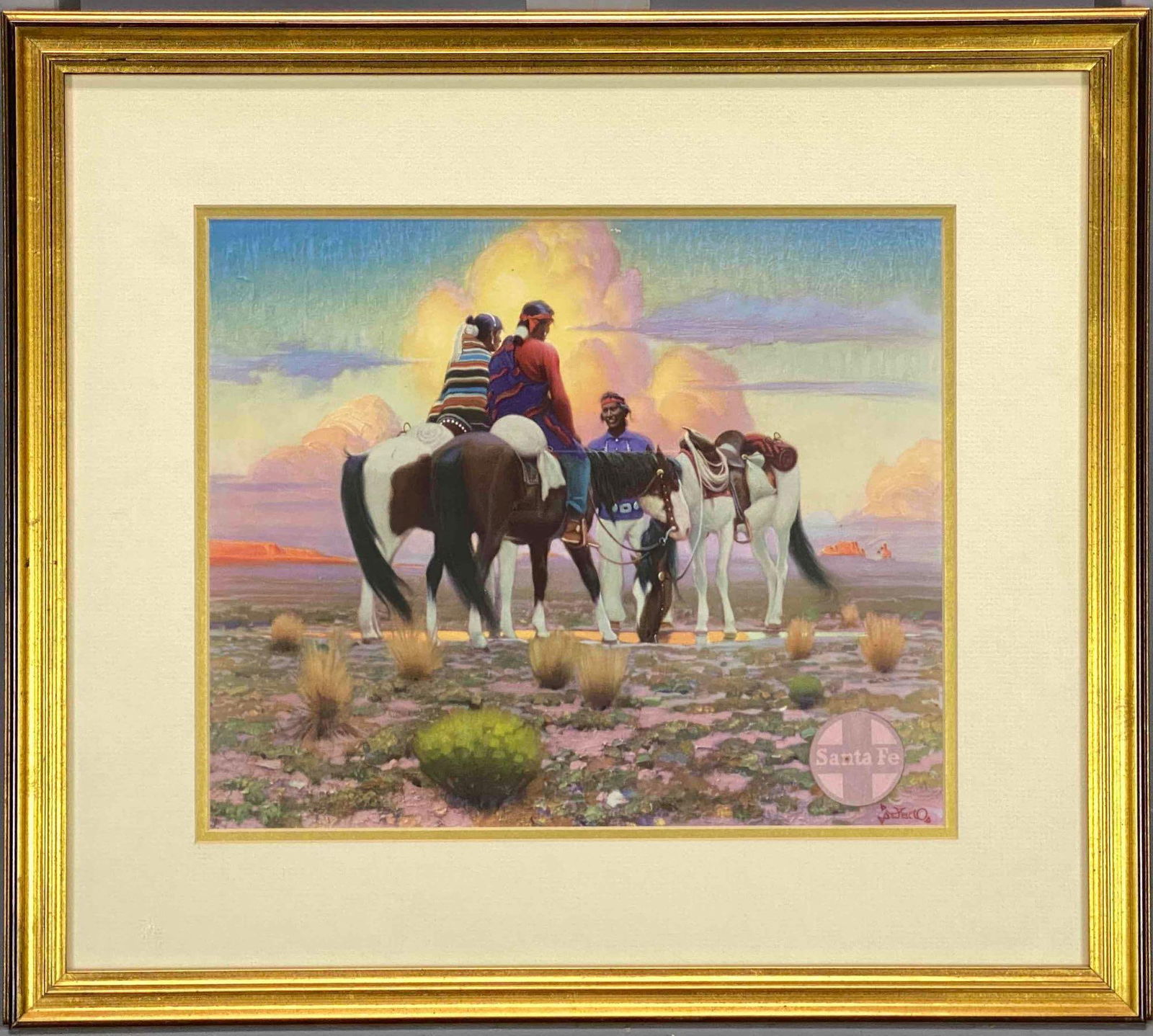 Santa Fe Railroad Framed Print, Gerald Curtis GC Delano (1 of 8)