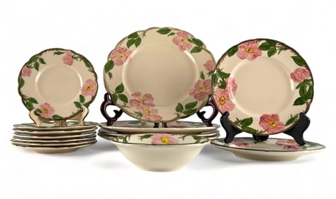 Group Of Franciscan Ware, Desert Rose Pattern