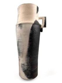 Burnished Art Pottery Vase