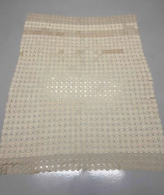 1930's Handmade Lace Tablecloth