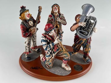 Vanmark Chuck Oberstein Millennium Limited Edition Clown Band Figures