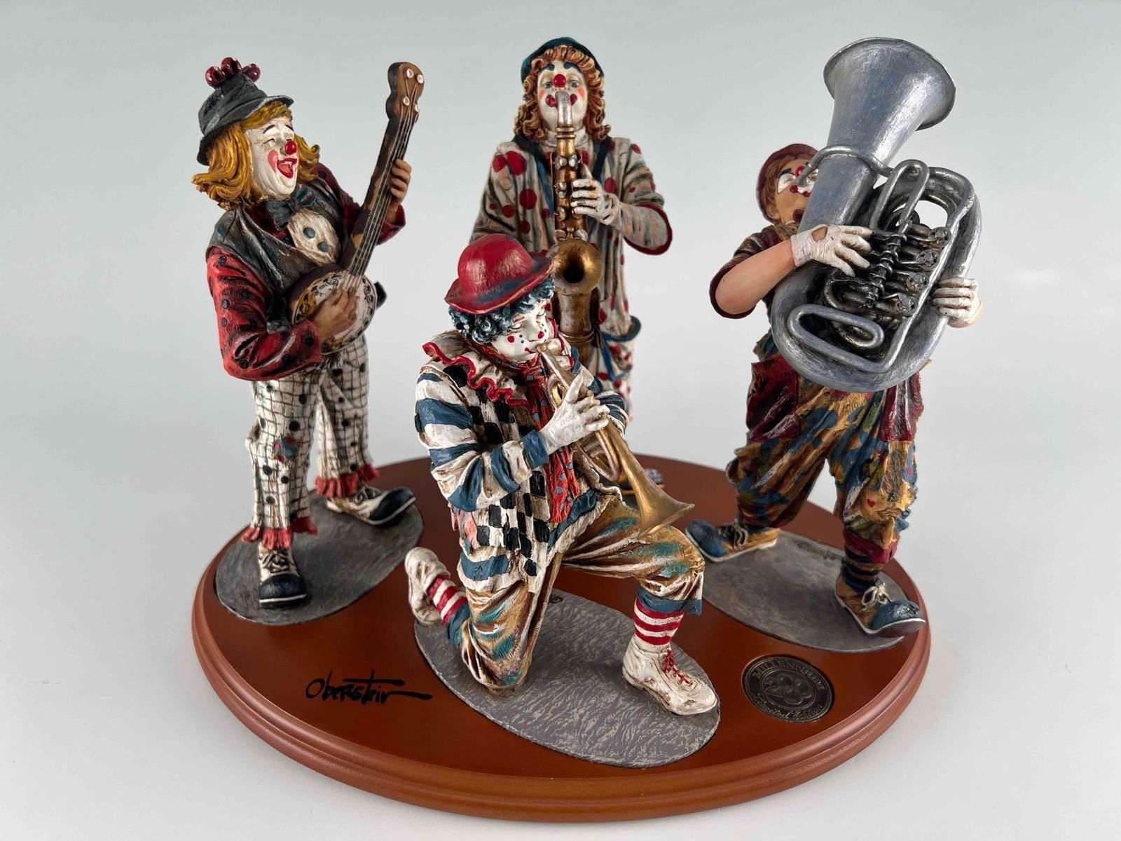 Vanmark Chuck Oberstein Millennium Limited Edition Clown Band Figures (1 of 8)