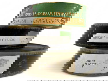 Three Movie Film Reels, Abyss, Teenwolf, & Tentacles