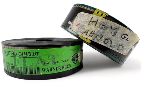 Two Animated Film Reels, Hey Arnold! and Quest for Camelot
