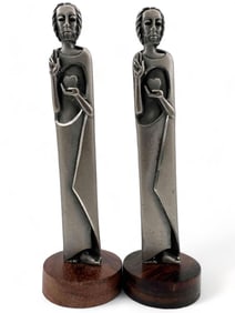 Pair of Ottaviani Italian Modern Religious Sculptures