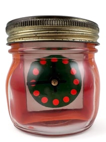 Mid Century Jar Clock