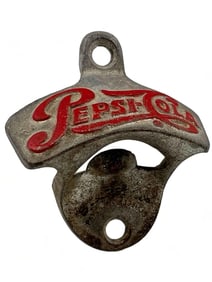 Vintage Pepsi Cola Wall Mount Bottle Opener