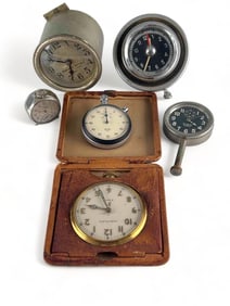 Group Of Desk & Travel Clocks