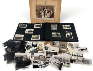 Lot of Antique Photographs And Albums