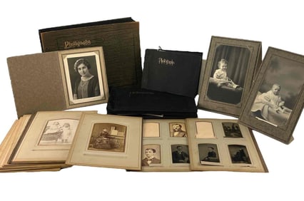 Antique Photograph Albums    ; Photographs