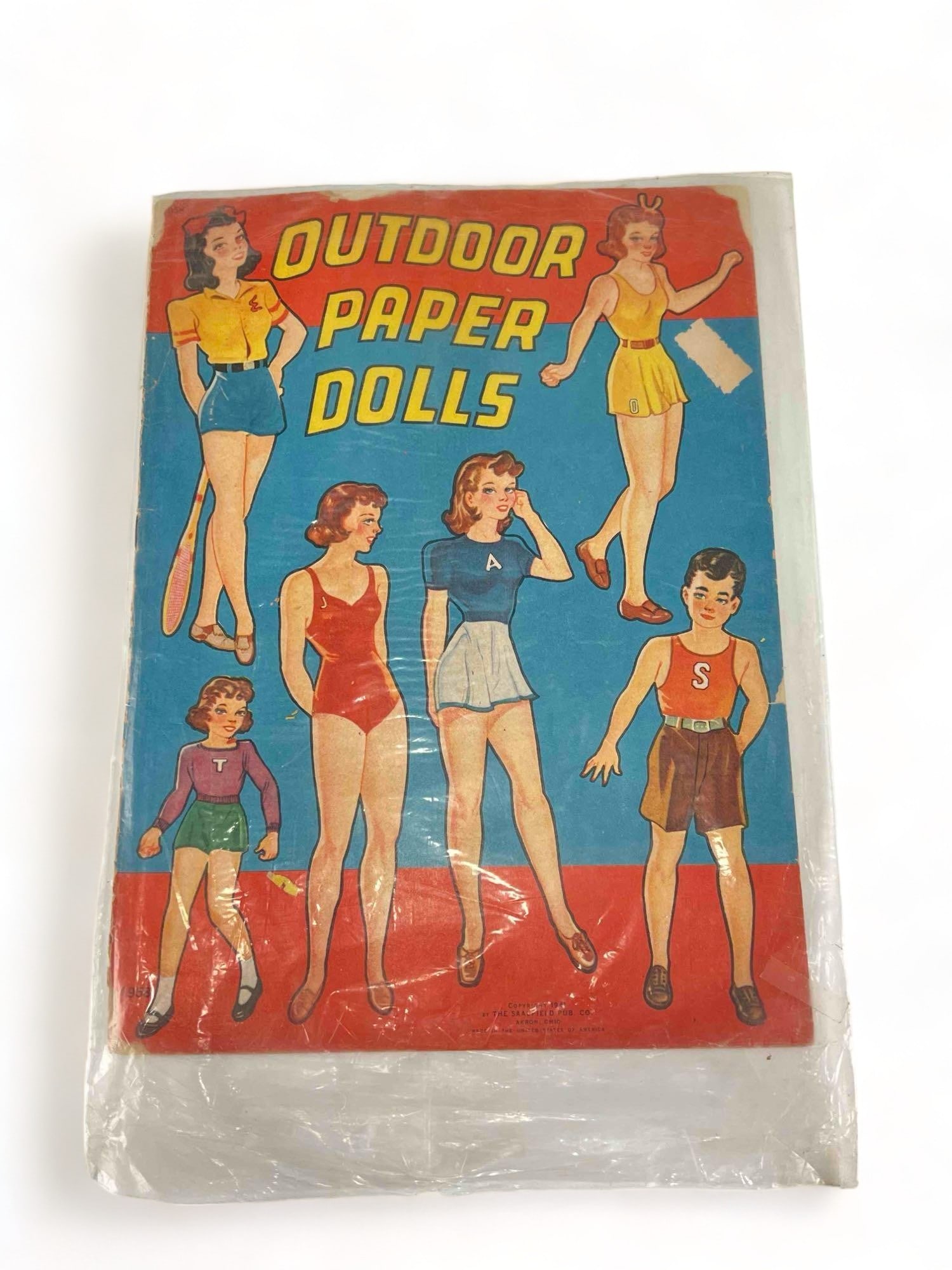 1940's Paper Dolls: 1940's Paper Dolls. Approximately 11.0H x 8.0W in.