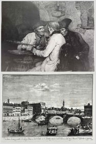 Italian Engraving & Kenwood Vineyards Poster