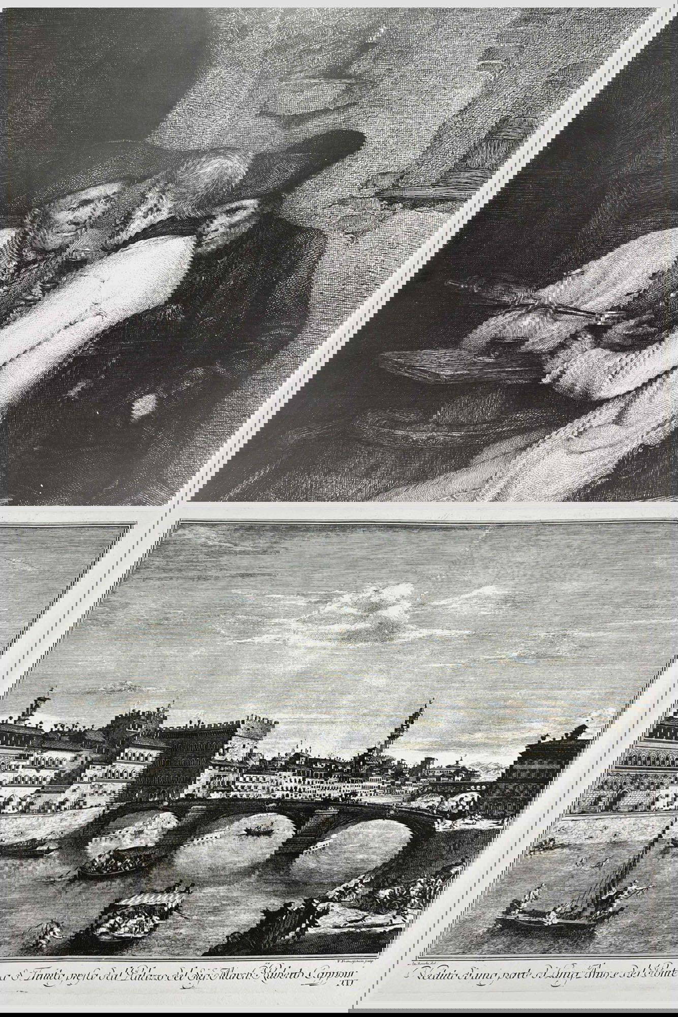 Italian Engraving & Kenwood Vineyards Poster Auction