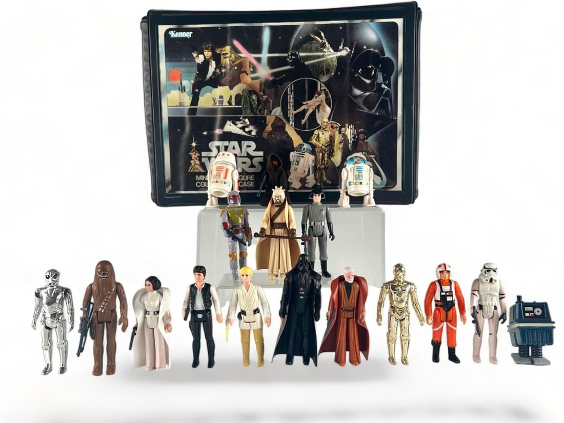 1978 Star Wars Action Figure Set With Original Vinyl Collector's Case (1 of 17)