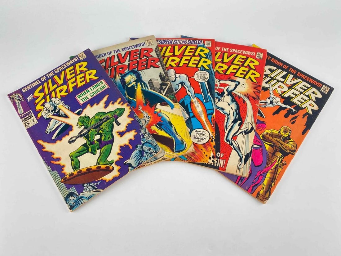 Group Of Marvel Silver Surfer Comic Books (1 of 12)