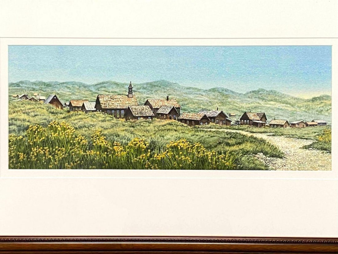 Edwin Haas, California Springtime Landscape, Watercolor (1 of 12)