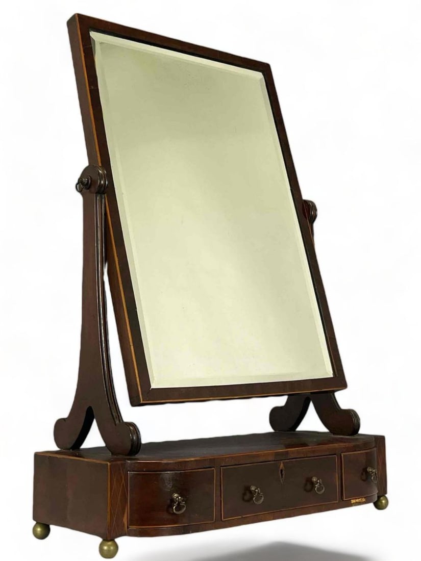 18th Century Antique Dressing Table Mirror (1 of 16)