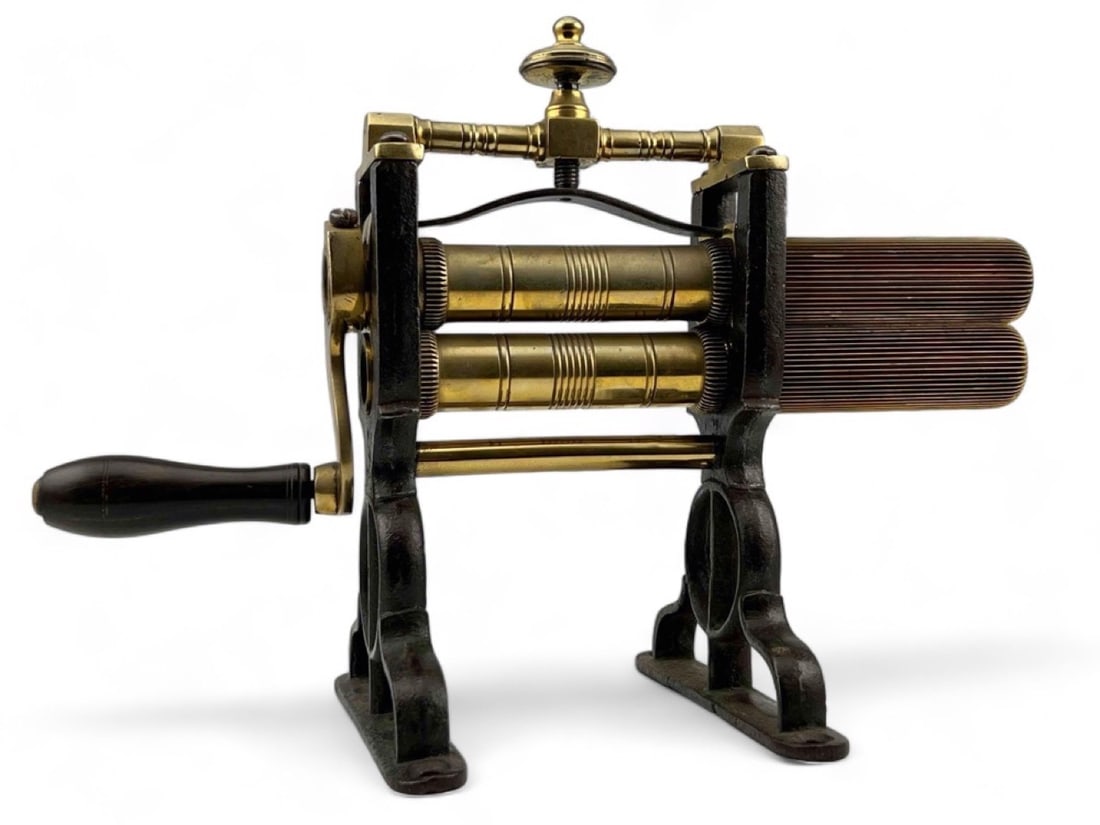 Antique Brass Machine Fluter (1 of 17)