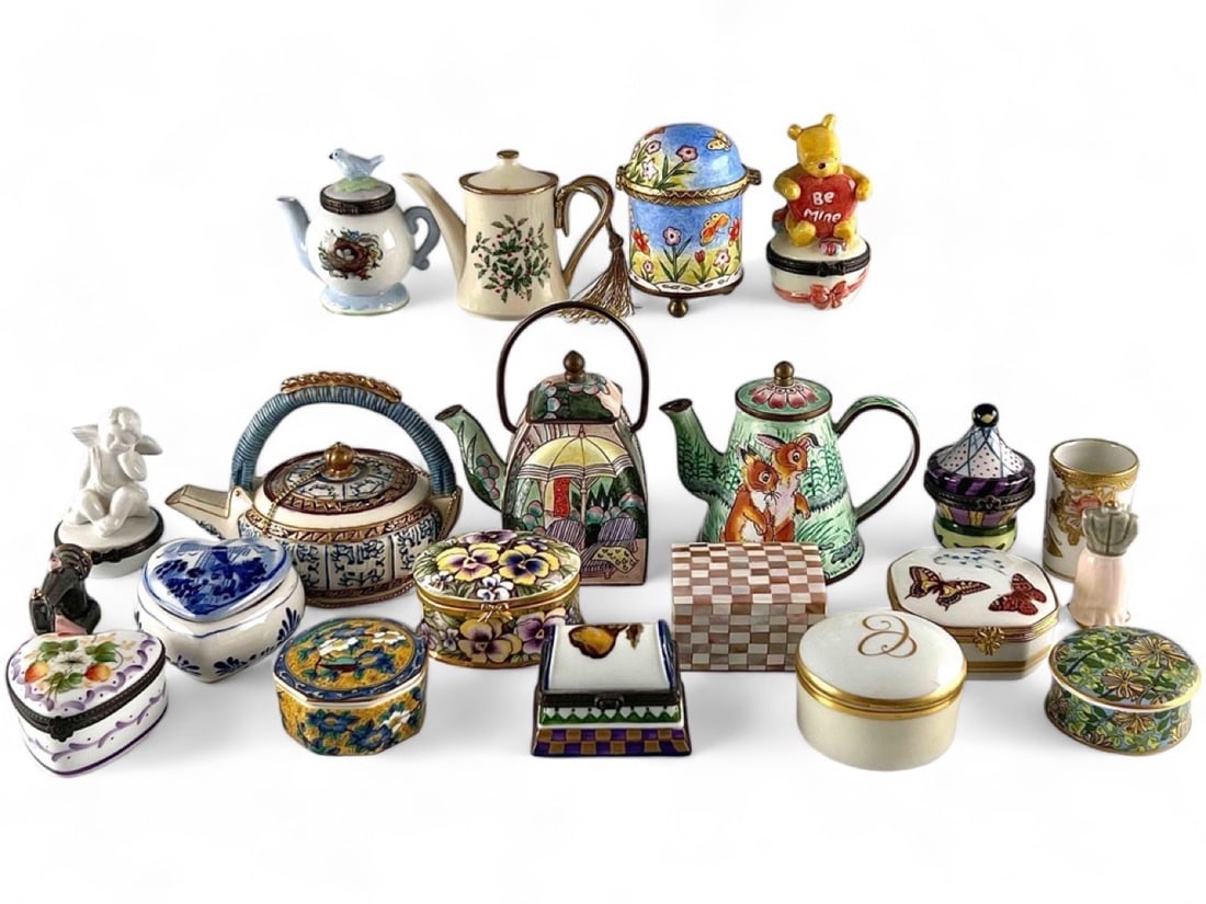 Miniature Teapots, Boxes, & Collectibles (1 of 15)
