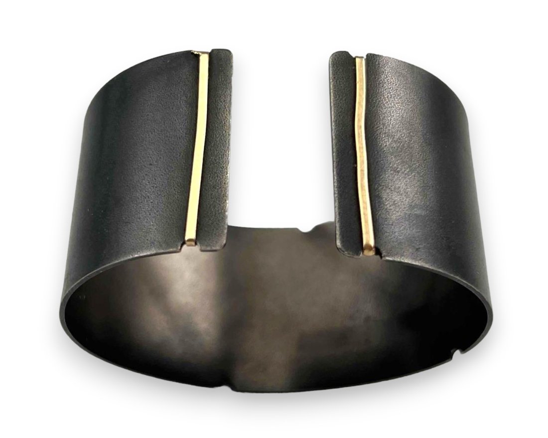Alan Revere 14K Niobium Modernist Cuff Bracelet (1 of 8)