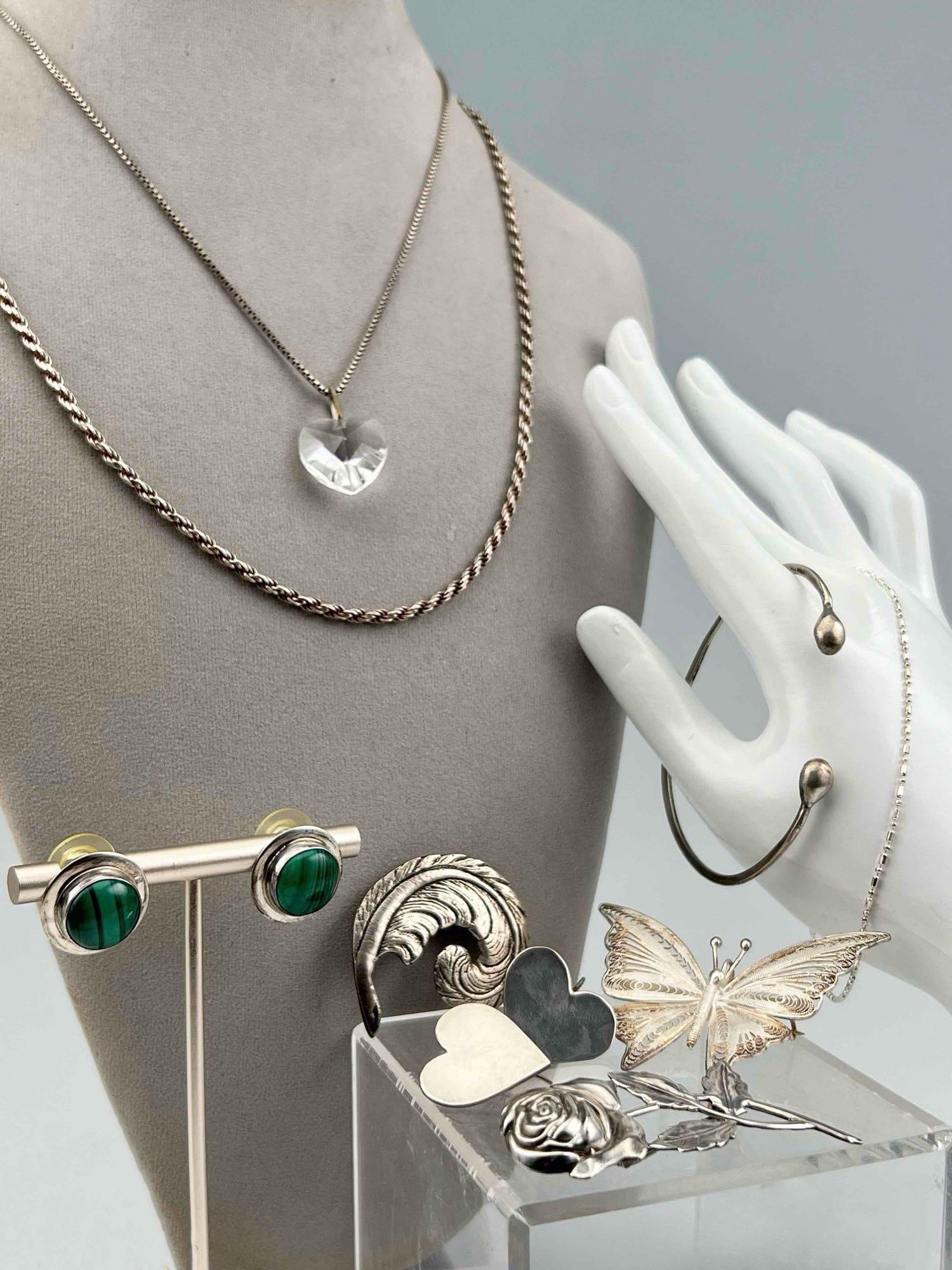 Vintage Sterling Silver Jewelry Lot (1 of 15)