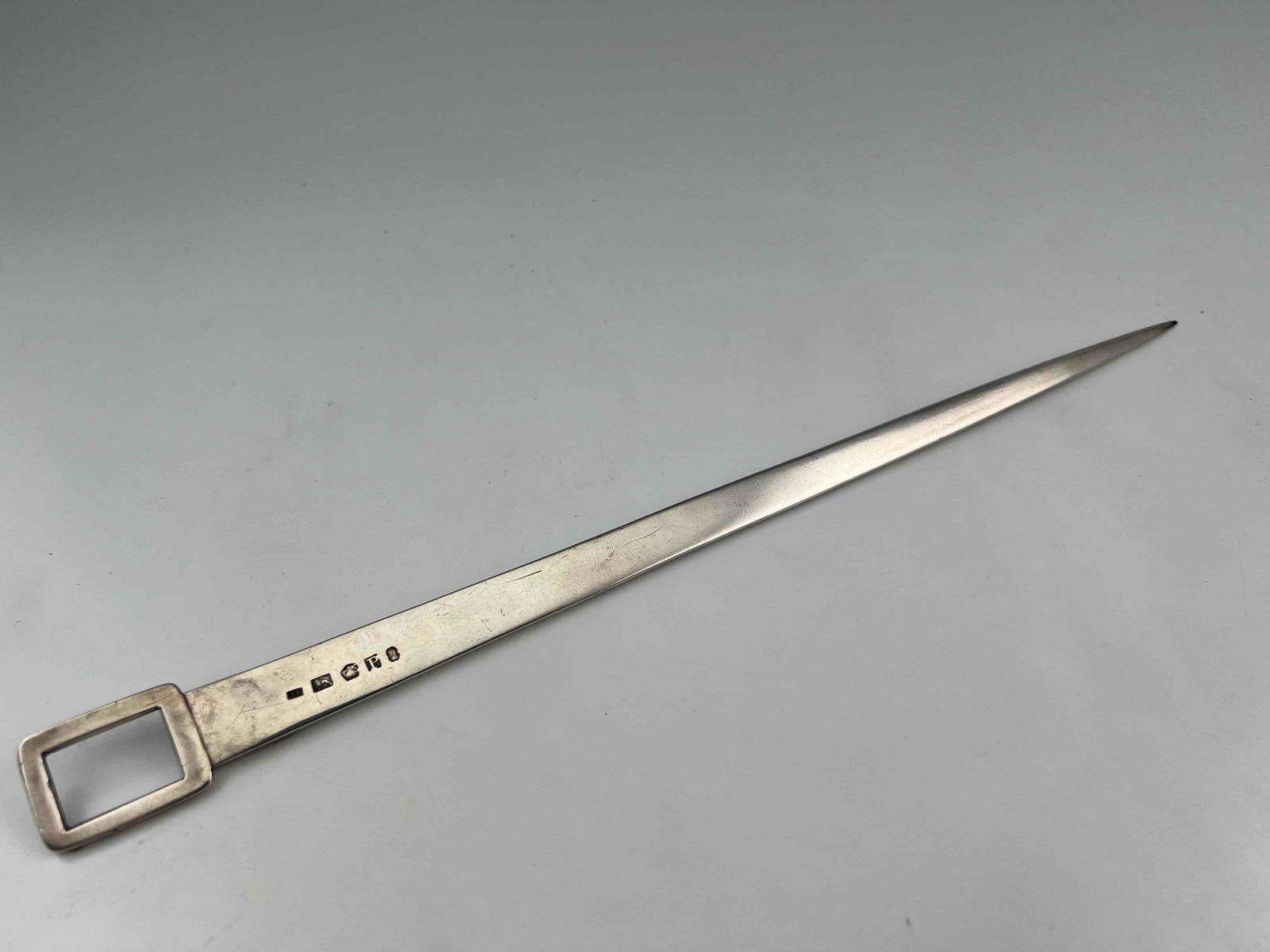 Antique English Sterling Silver Meat Skewer (1 of 6)