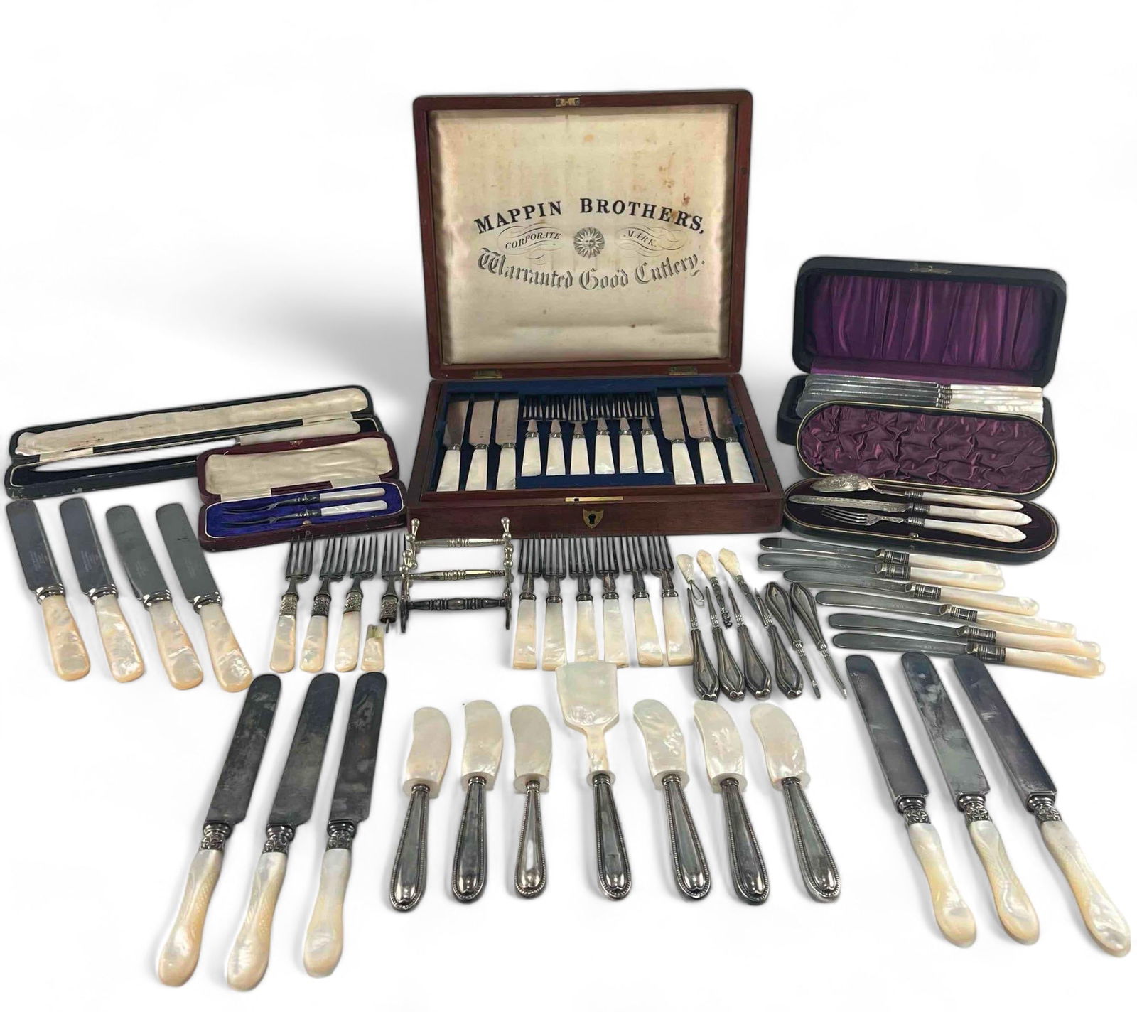 Antique Mother of Pearl Flatware (1 of 20)