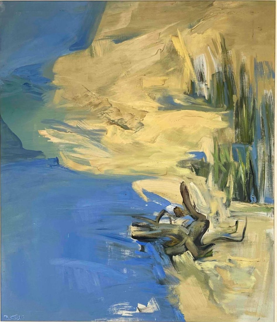 Beatrice Heide Thomas, (American, 1913-2002), Seascape, Oil On Canvas (1 of 14)