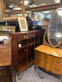 Art Nouveau Style Bent Metal Easel