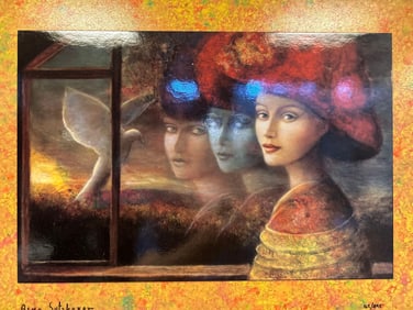 Rina Sutzkever (Israel, 20th C.) Signed Serigraph