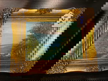 Mountain Landscape, Oil On Canvas Board