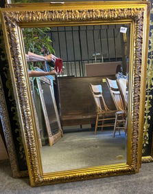 Large Gilt Hardwood Mirror