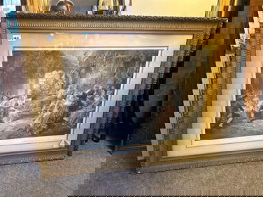 Mozart At The Court Of Marie Antoinette, Framed Lithograph