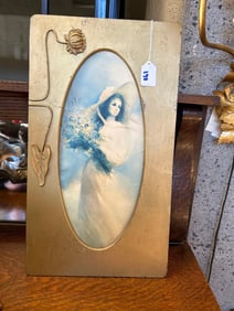 Art Nouveau Water Lily Frame