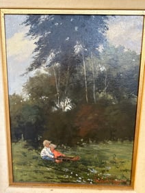 Robert Wagner (American, 20th C.) Happy Years, Oil On Canvas