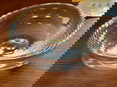 Crystal Bowl, Hand Etched Signed & Numbered