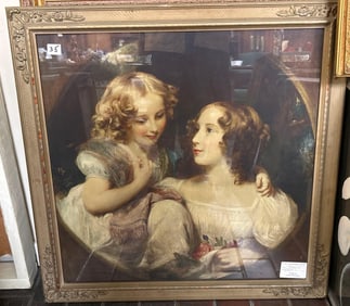 After Margaret Sarah Carpenter, Children Of the Artist, Framed Print