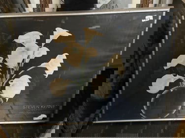 1980 Steven Kenny Poster With Cala Lillies.