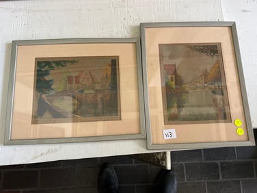 Two Signed Etchings