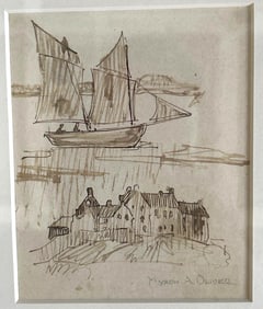 Myron A. Oliver (California, 1891-1967), Drawing On Paper.