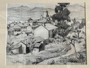 Myron A. Oliver (California, 1891-1967), Drawing On Paper