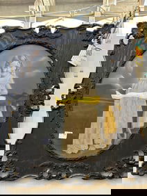 Antique Portrait Of Young Girl, Watercolor On Paper