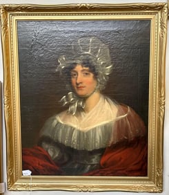 19th Century Portrait Of Woman, Oil On Canvas