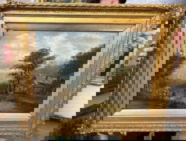 Attributed To Cornelius Krieghoff (Dutch/Canadian 1815-1872), Oil On Canvas